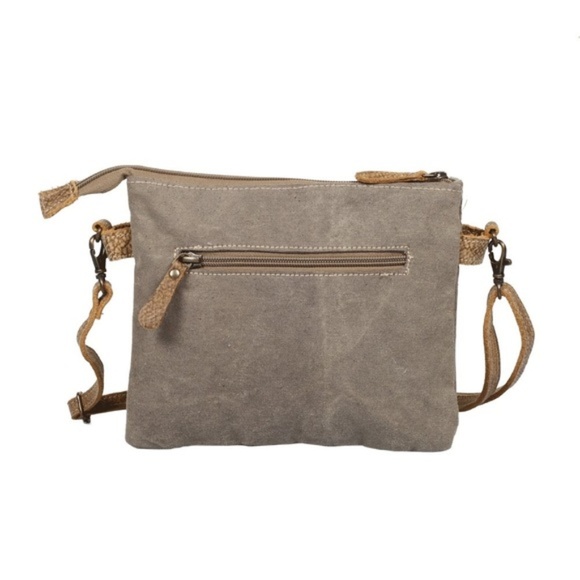 LAST ONE! Hair-on Leather Cross body bag - Picture 7 of 7